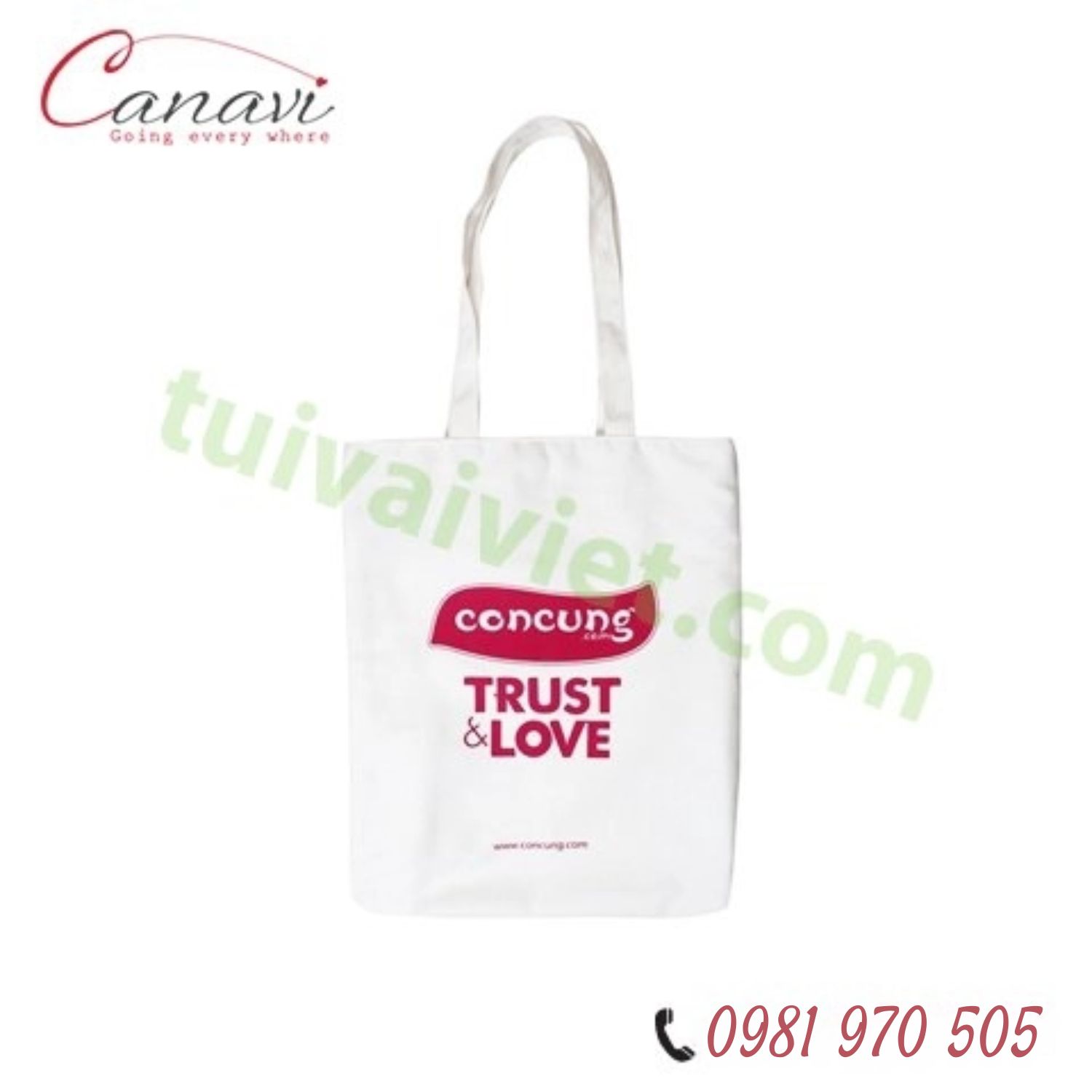 Túi Vải Bố - Túi Vải Canvas TVBH13