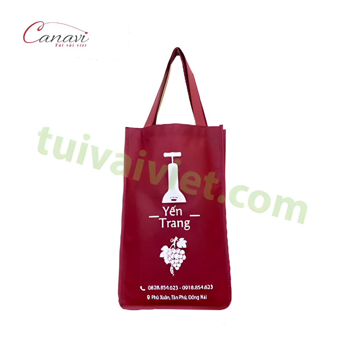 Túi Vải Đựng Rượu TĐR07