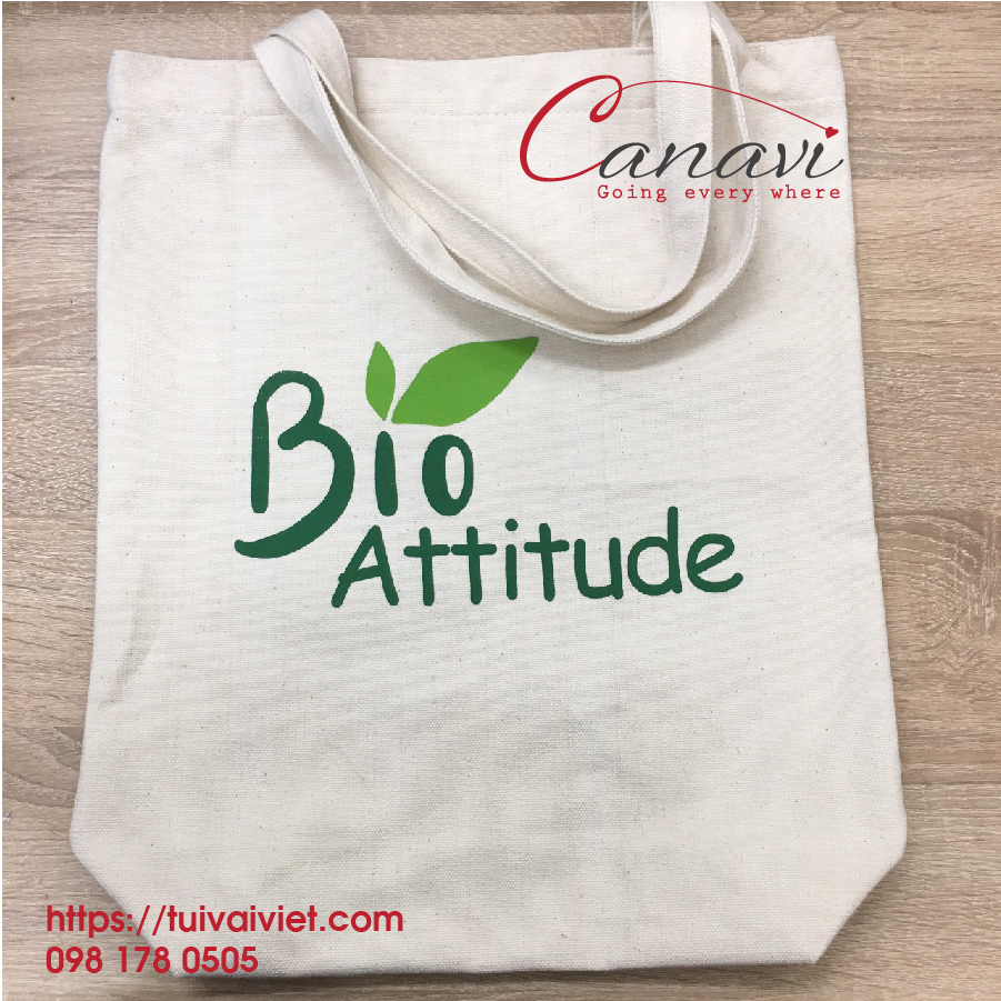 Tăng nhận diện thương hiệu công ty với hình ảnh chiếc túi vải CANVAS