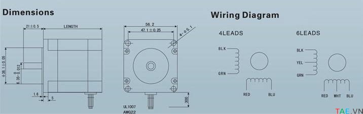 Động Cơ Bước 57BYGH76