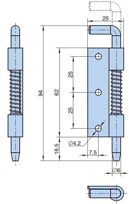 Bản Lề Tủ Điện Hengzhu HL035-1AL