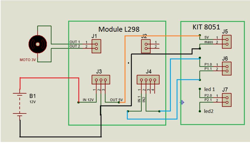 Mạch Điều Khiển Động Cơ L298 Xanh