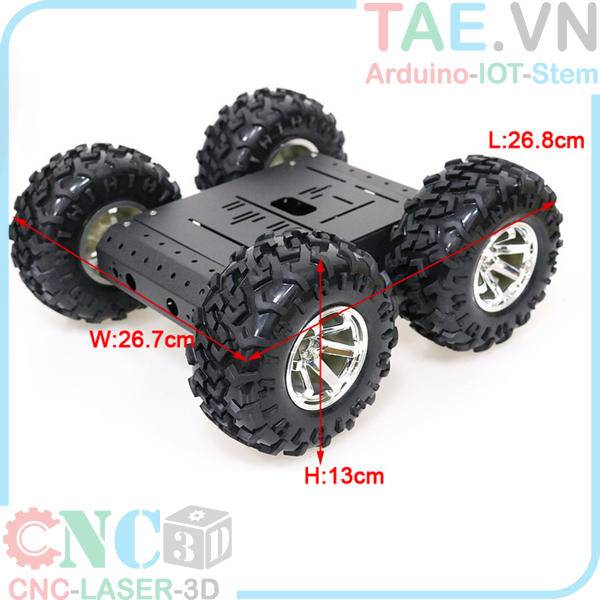 Khung Xe Tank DIY C3 Smart Car 4WD