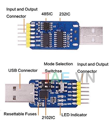 Module CP2102 USB TO TTL UART 485, 232