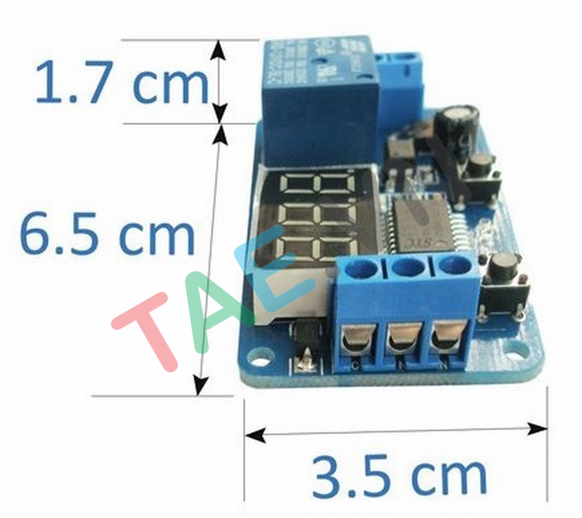 Mạch Tạo Trễ Chu Kỳ Đóng Ngắt Relay 0-999s