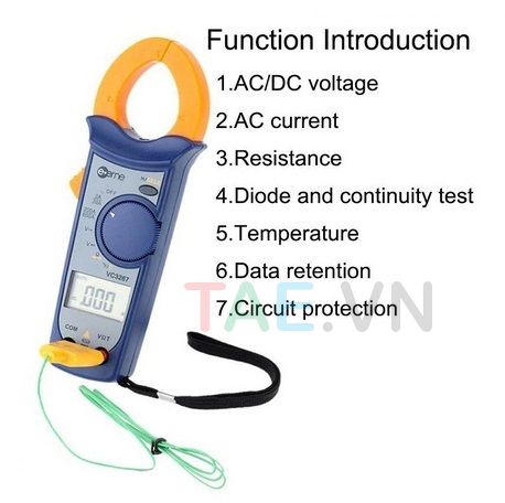 Ampe Kẹp Điện Tử VC3267+