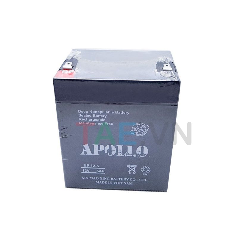 Bình Ắc Quy Apollo 12V 5AH