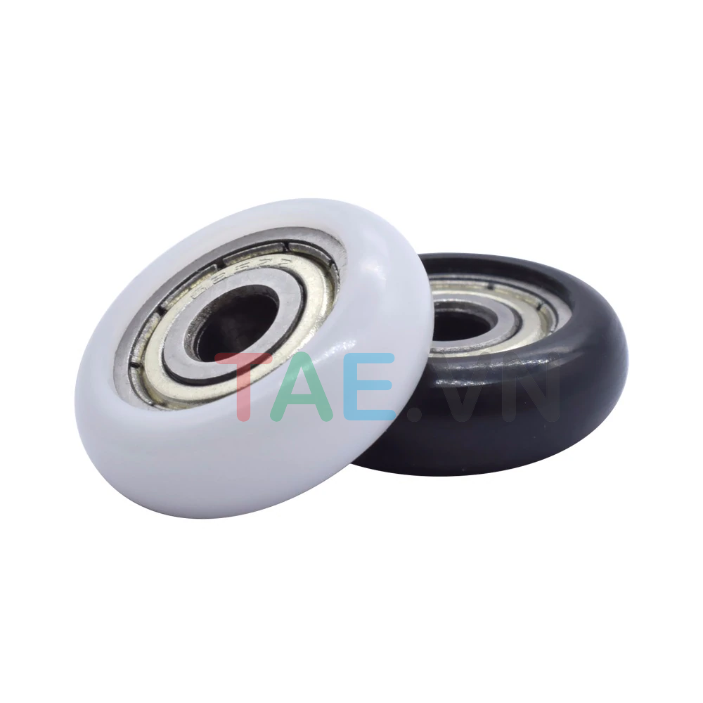 Bạc Đạn Con Lăn Nhựa Đen