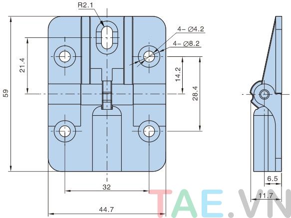 Bản Lề Hengzhu HL056