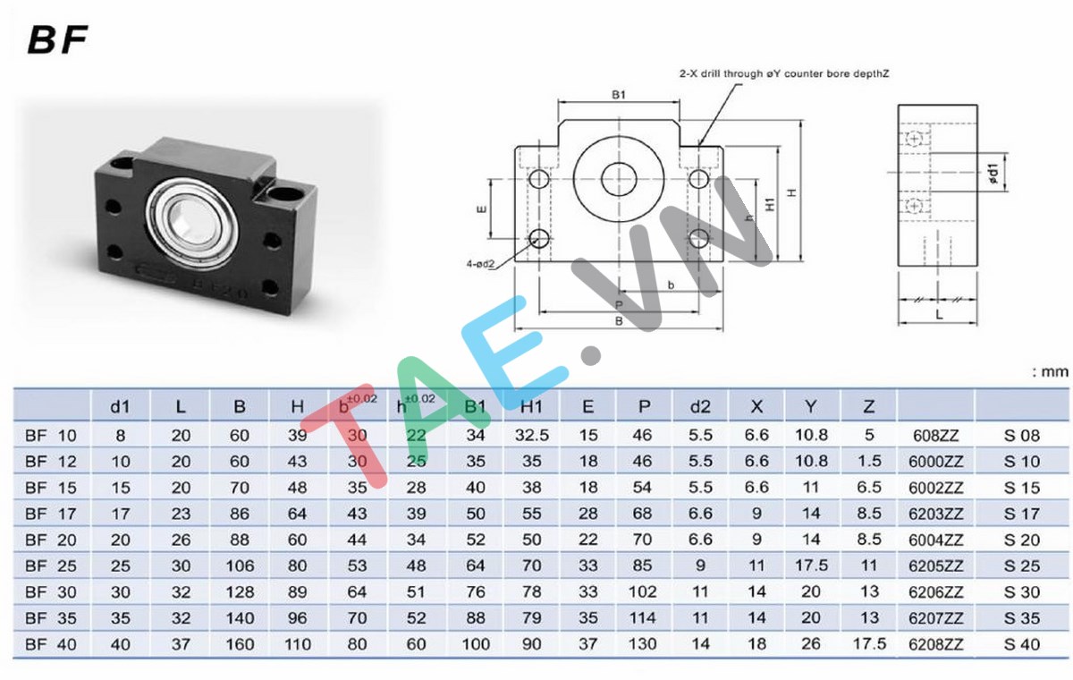 Gối Đỡ BK-BF25