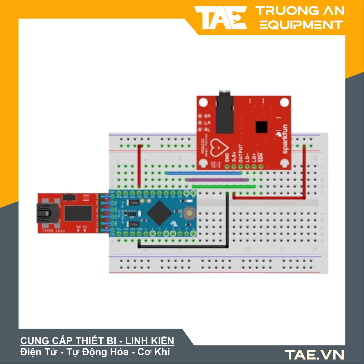 Cảm Biến Đo Nhịp Tim AD8232