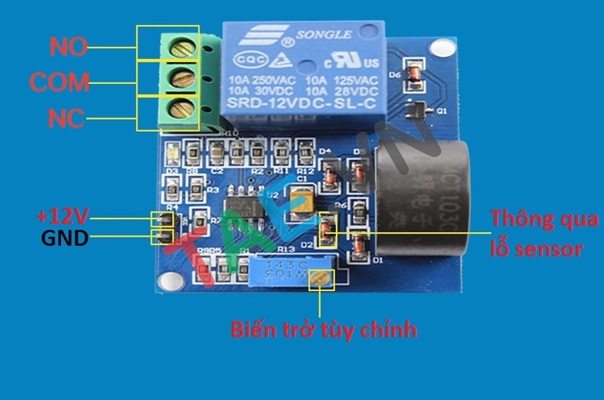 Mạch Bảo Vệ Quá Dòng AC 5A