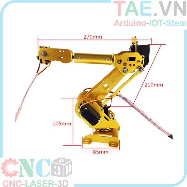 Cánh Tay Robot 6 Bậc Tự Do