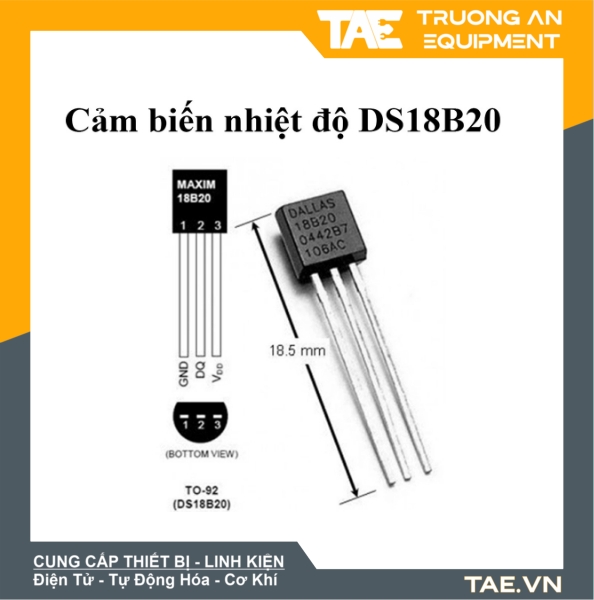 IC Cảm Biến Nhiệt Độ DS18B20