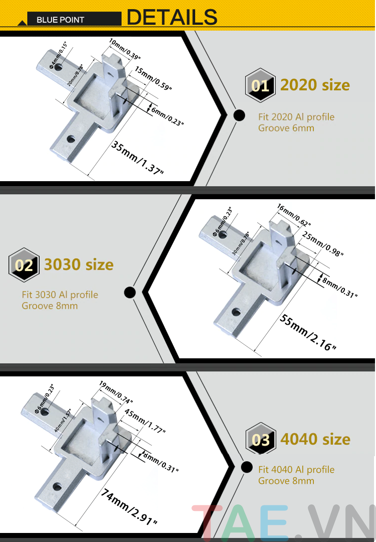 Ke 3 Góc Nhôm Định Hình 2020