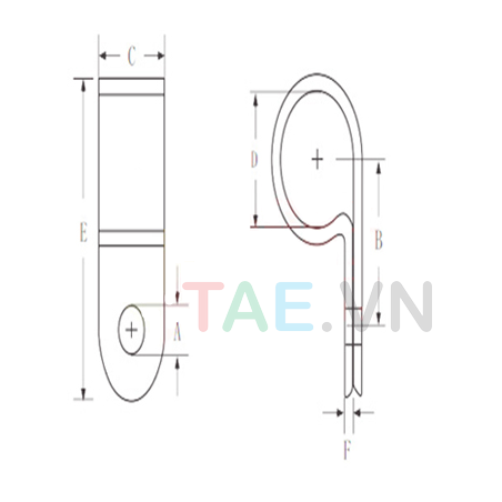 Kẹp Nhựa Dây Điện R