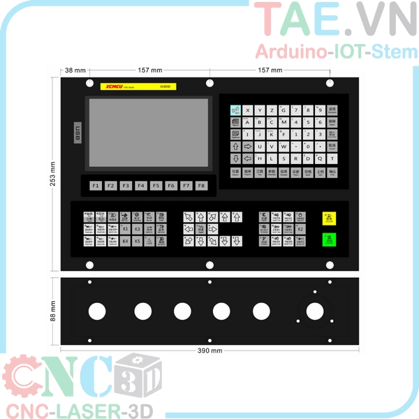 Bộ Điều Khiển Máy CNC 4 Trục XC809DD