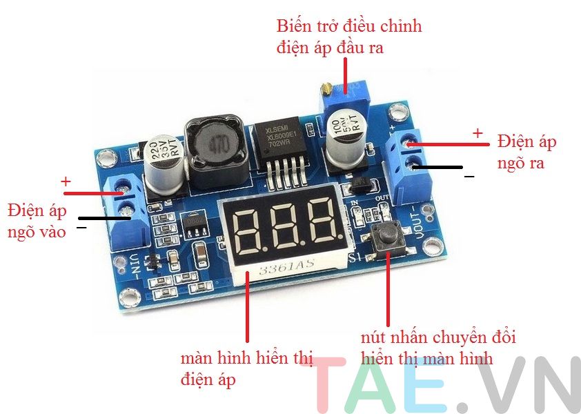 Module Tăng Áp LM2577 Hiển Thị LED 