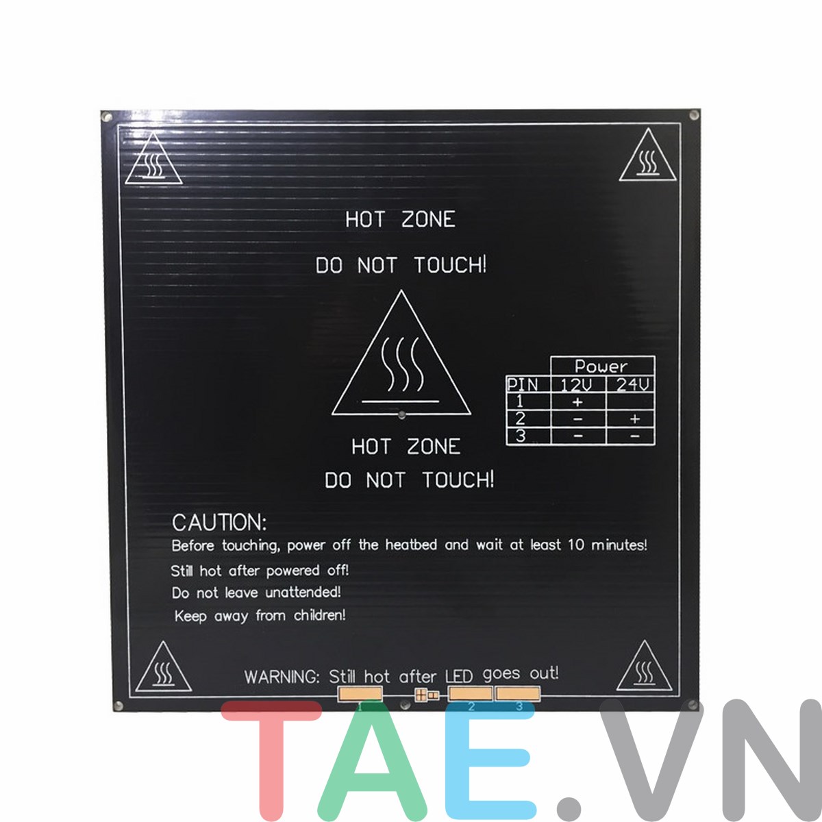 Bàn Nhiệt Nhôm Vuông MK3 Máy In 3D