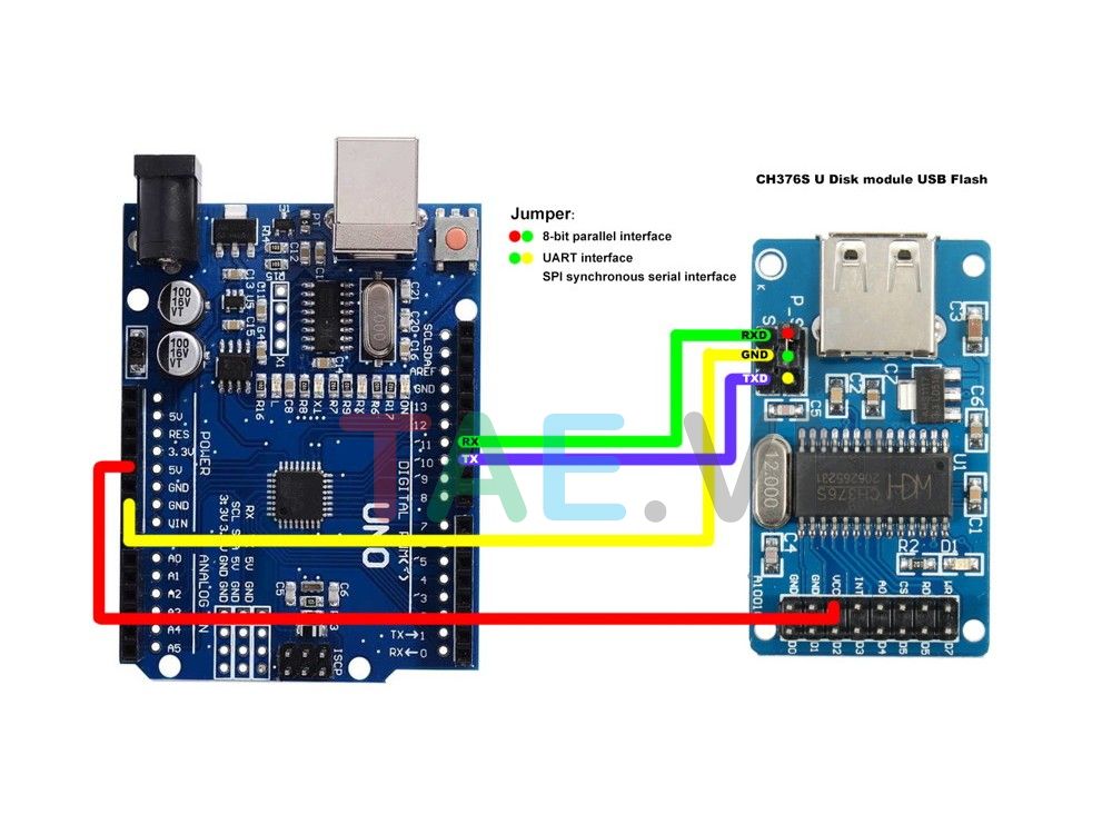 Module CH376S USB Flash Drive