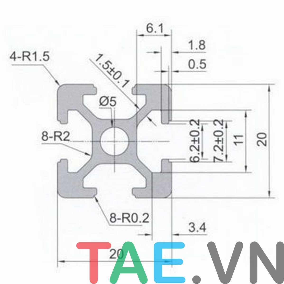 Nhôm Định Hình 2020 EU