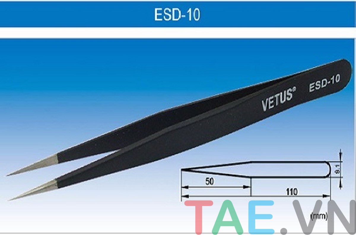 Nhíp Nhọn VETUS ESD-10