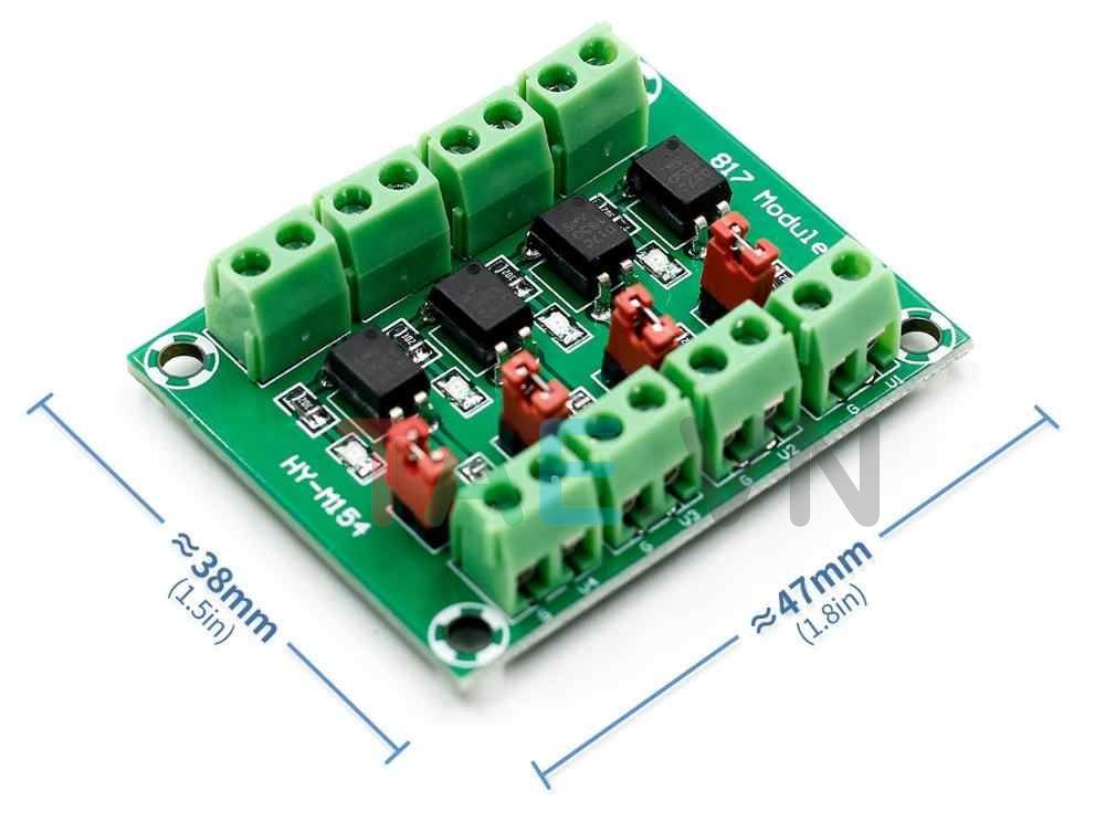 Mạch Opto Cách Ly 4 Kênh PC817