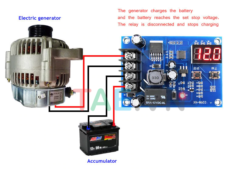 Mạch Sạc Acquy XH-M603 12-24V