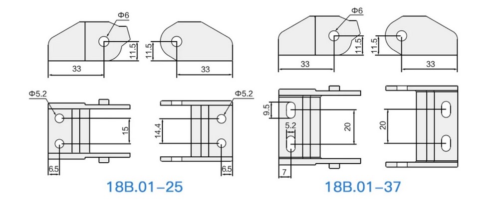 Xích Nhựa Luồn Dây Điện Series 18