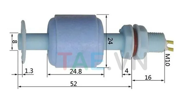 Cảm Biến Chất Lỏng Phao Điện Từ