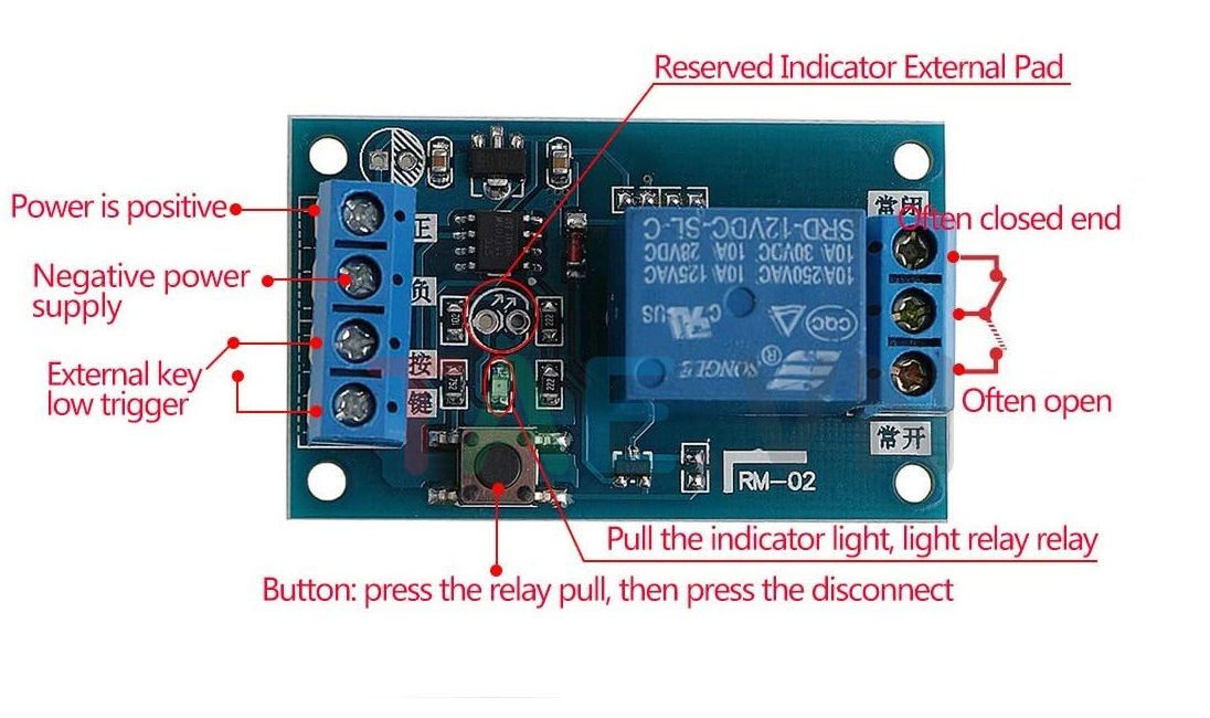 Mạch Kích Relay Bằng Nút Nhấn