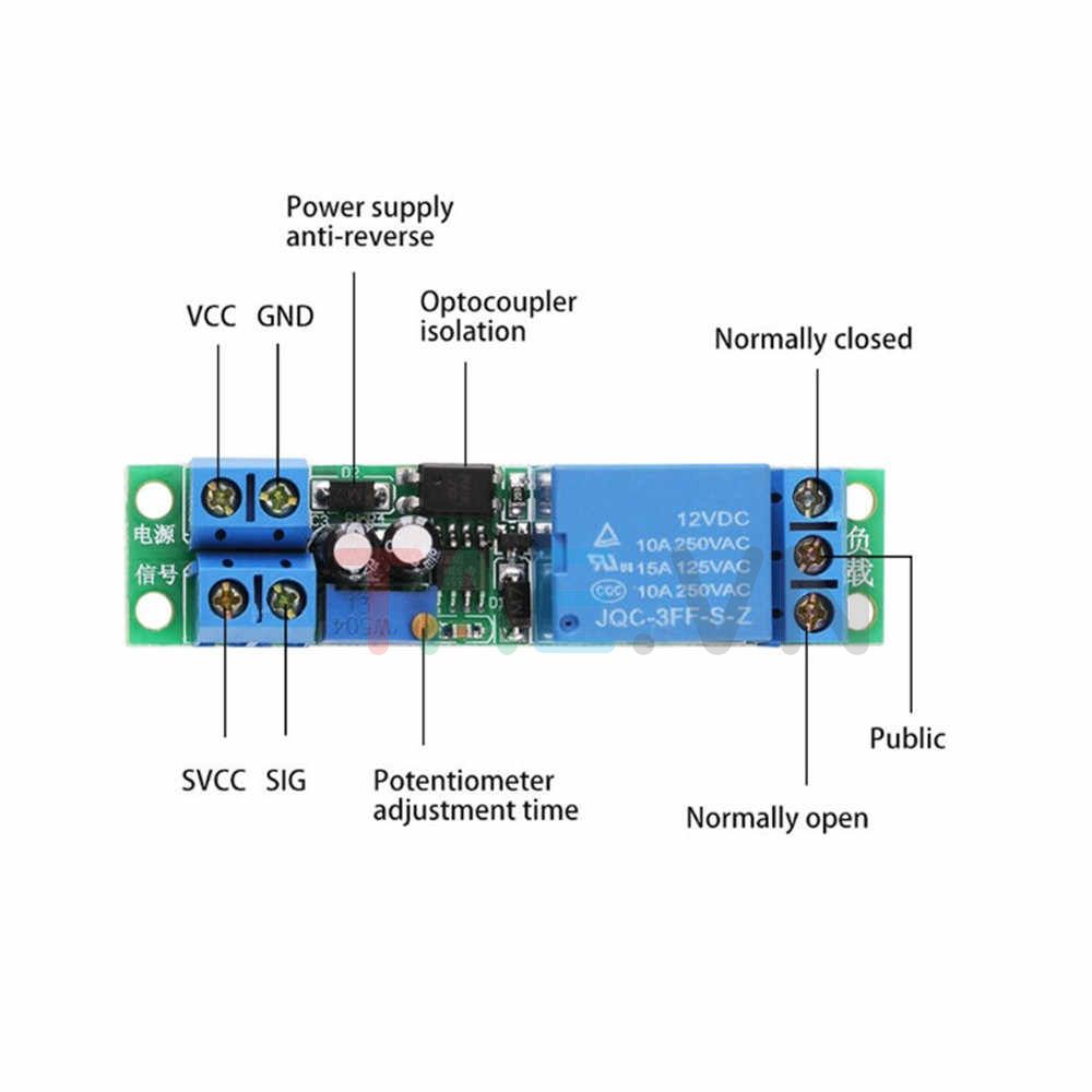 Module 12V Tạo trễ 0-25 Giây