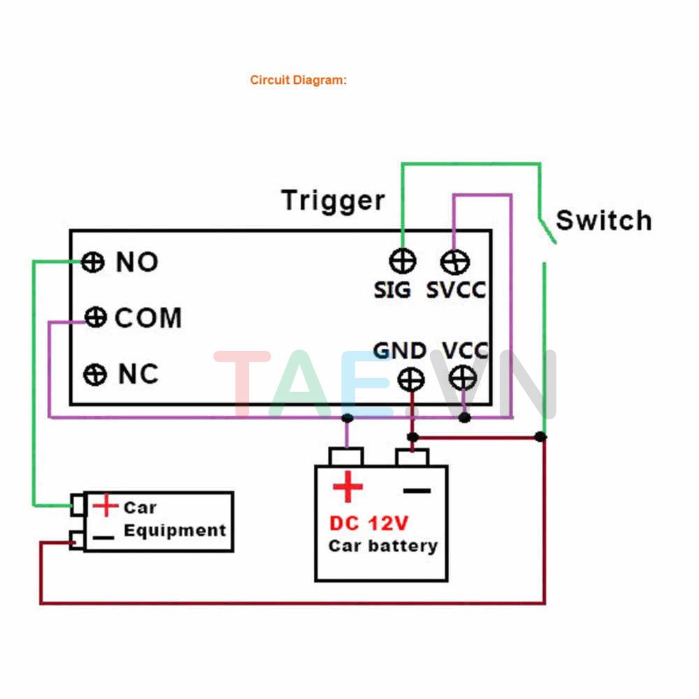 Module 12V Tạo trễ 0-25 Giây