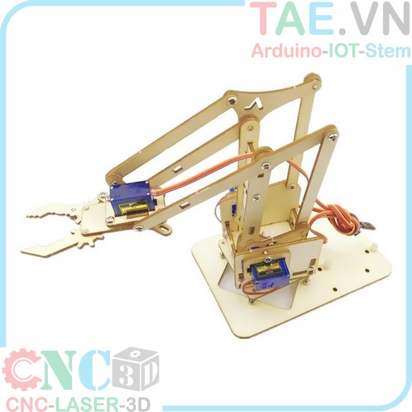 Cánh Tay Robot 4 Bậc Tự Do Sử Dụng Động Cơ SG90