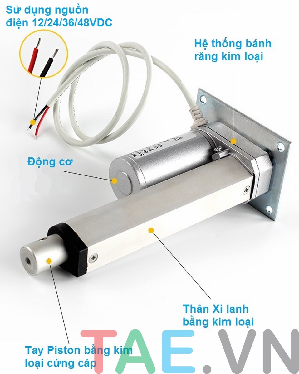 Xi Lanh Điện Lắp Mặt Phẳng