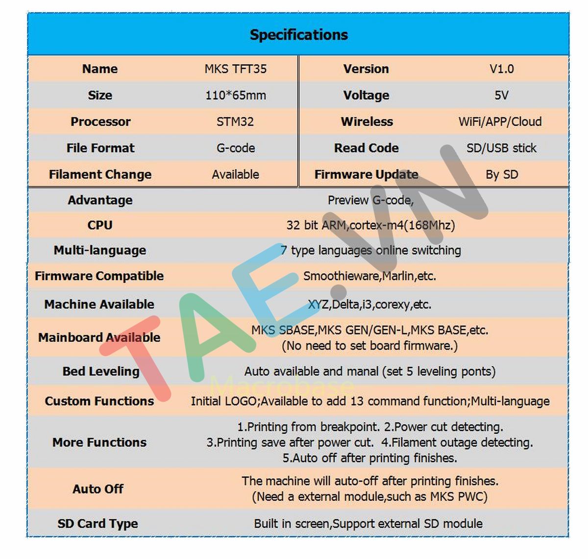 Màn Hình Cảm Ứng MKS TFT35