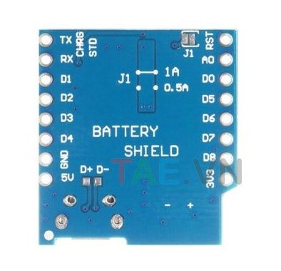 ESP8266 NodeMCU Lua D1 Mini Battery Shield