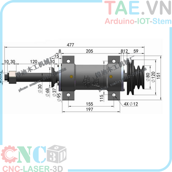 Trục Cưa MD2108