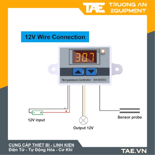 Cảm Biến Điều Khiển Nhiệt Độ W3001