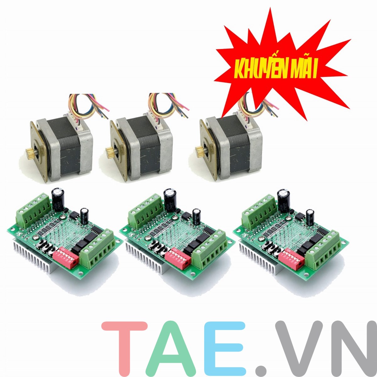 Combo Động Cơ Bước Size 42 Và Driver TB6560