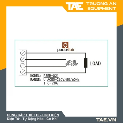 Đồng Hồ Đo 4 Giá Trị Điện Áp, Dòng Điện, Công Suất, Năng Lượng AC Đa Năng