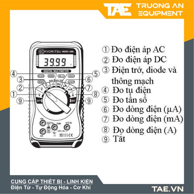 ĐỒNG HỒ ĐO ĐA NĂNG 1009