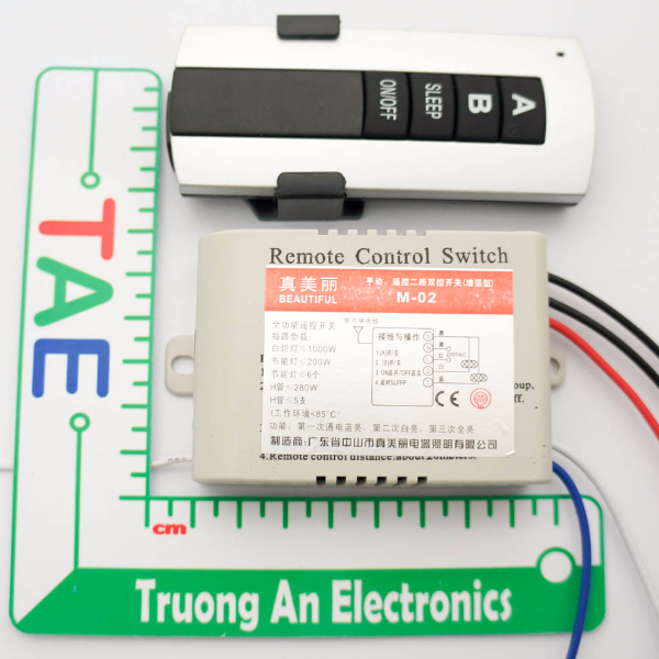 Bá» Äiá»u Khiá»n RF 2 Thiết Bá» 220vac