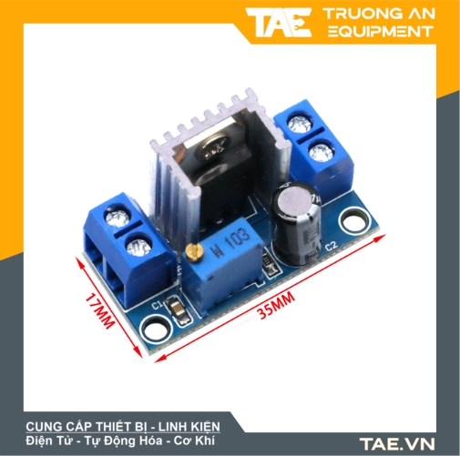 Mạch Nguồn Điều Chỉnh 1.2-37V DC-DC LM317 - B3H16