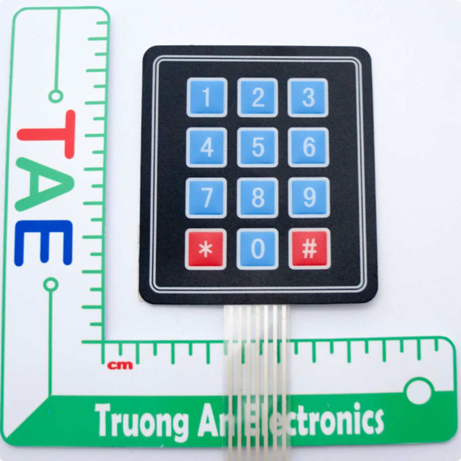 Phím keypad matrix 4x3 nhựa