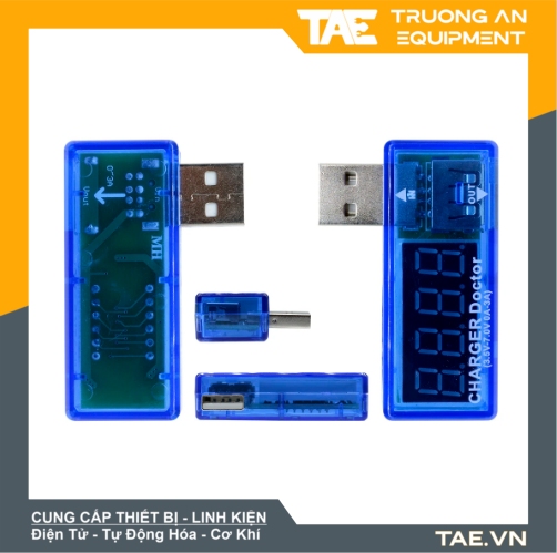 USB Kiểm Tra Dòng Và Áp Của Thiết Bị 3.5 - 7V / 0 - 3A