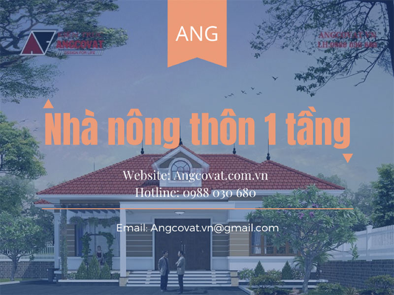 Sở hữu mẫu nhà nông thôn 1 tầng tốt nhất