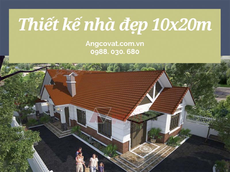 Bí quyết sở hữu mẫu thiết kế nhà đẹp 10x20m