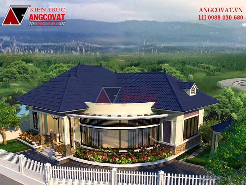 Sự độc đáo ấn tượng của mẫu thiết kế kiến trúc nhà không giản mở