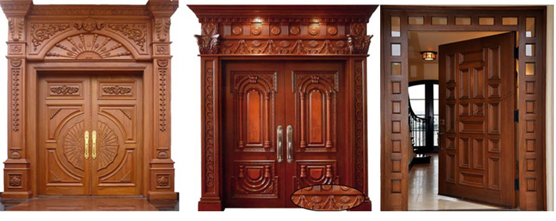 Mẫu cửa biệt thự đẹp cổ điển sang trọng